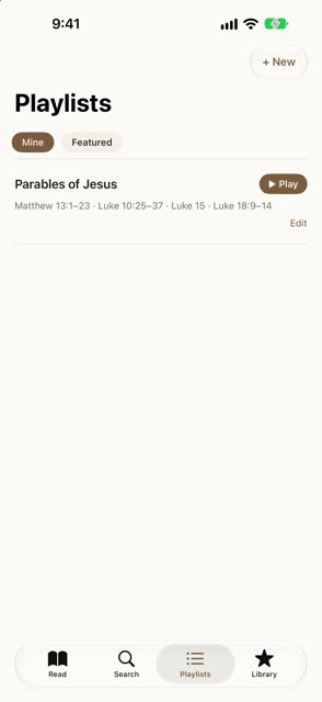 iPhone: playlists