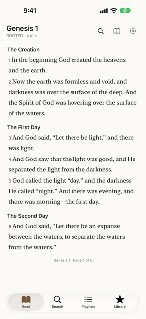 iPhone: reading