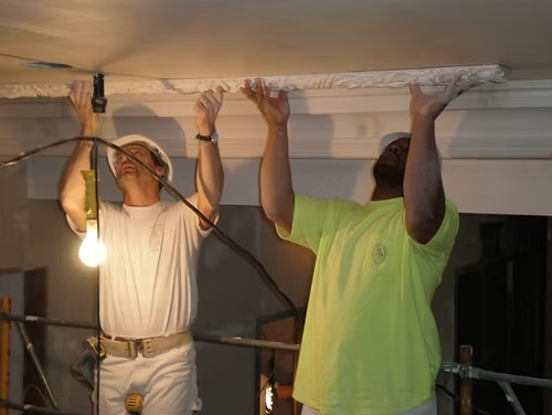 Ornamental plaster restoration