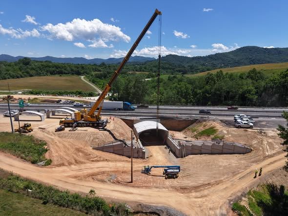 A major milestone was reached this week on the NCDOT