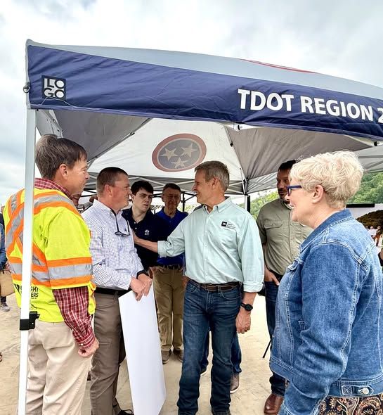 Gov. Bill Lee chose our Apison Pike Widening and Realignment Project as his myTDOT Region 2 stop