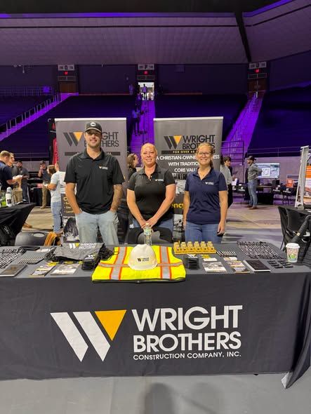 It’s a busy day for the Wright Brothers team as we meet the next generation of construction professionals across three campuses!