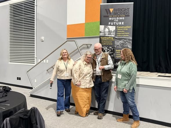 Jean Grayson as the recipient of the James and Robert Wright Core Values Award