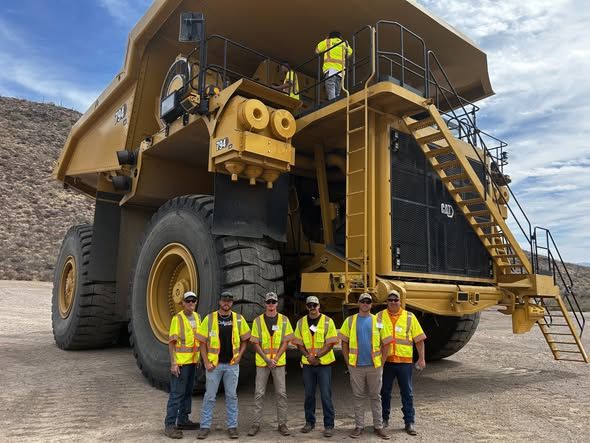 Josh McNeely, Mike Obar, John McIntosh, Chris Smith, Parker Davis, and Ricky Dalton recently spent a week at Caterpillar's Tinaja Hills Learning and Demonstration Center in Green Valley, Arizona.