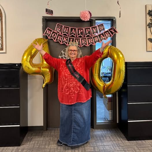 Ms. Jean Grayson’s 40th anniversary with Wright Brothers