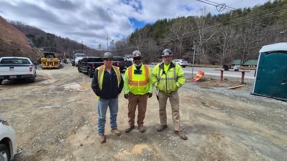 North Carolina Department of Transportation  NC105 Widening/Bridge Project in Boone, NC