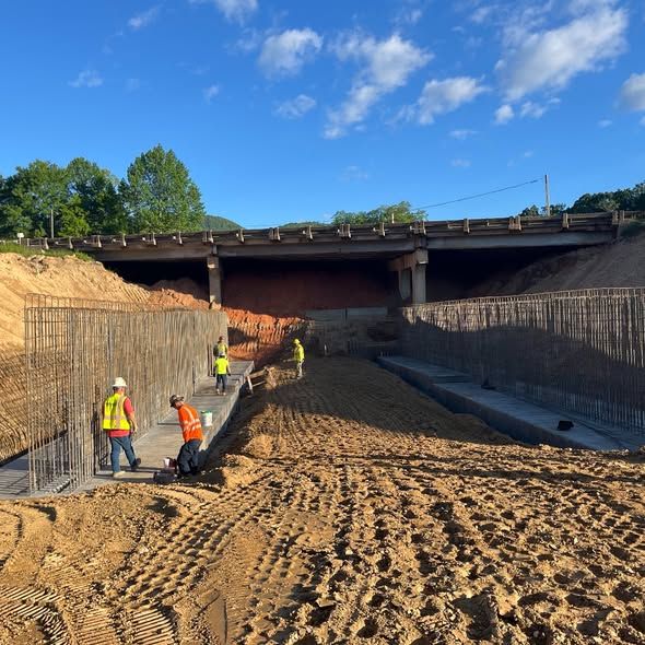 Progress continues on the NCDOT Incinerator Road