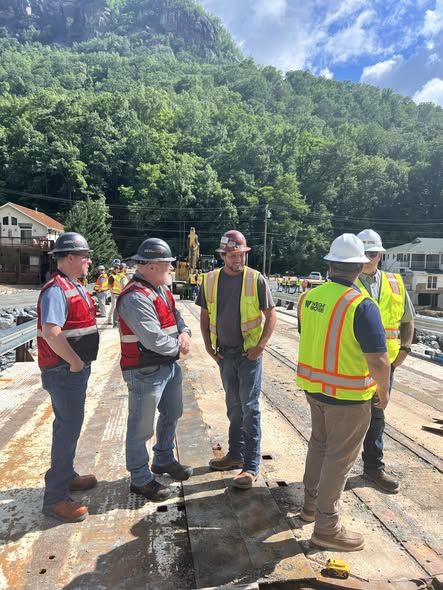 Superintendent Josh Mason and his crews welcome representatives of our medical provider