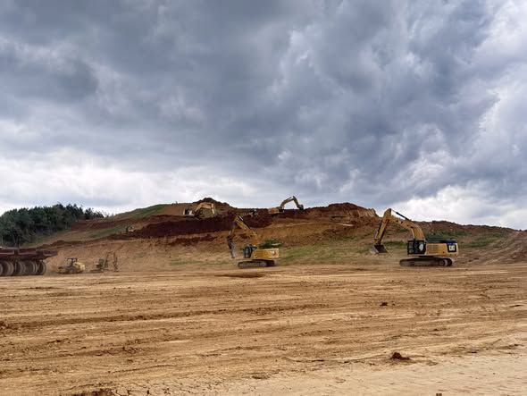 Under skies like these, you remember just how small even the biggest machines really are.