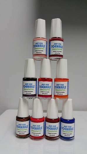 Variety of nail polish colors