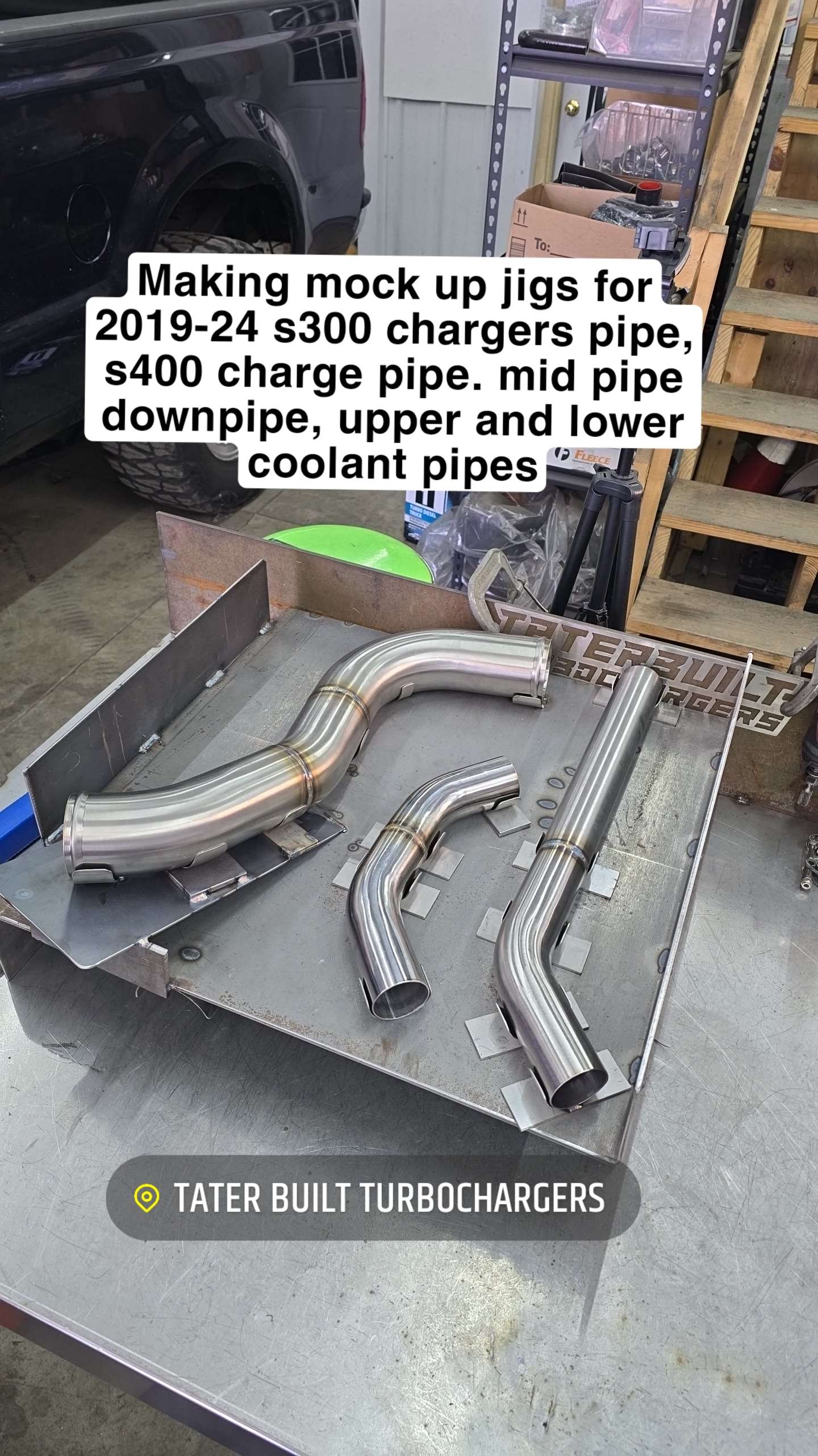 19-24 5th Gen 6.7 Cummins Stainless Steel Coolant Piping Kit 3