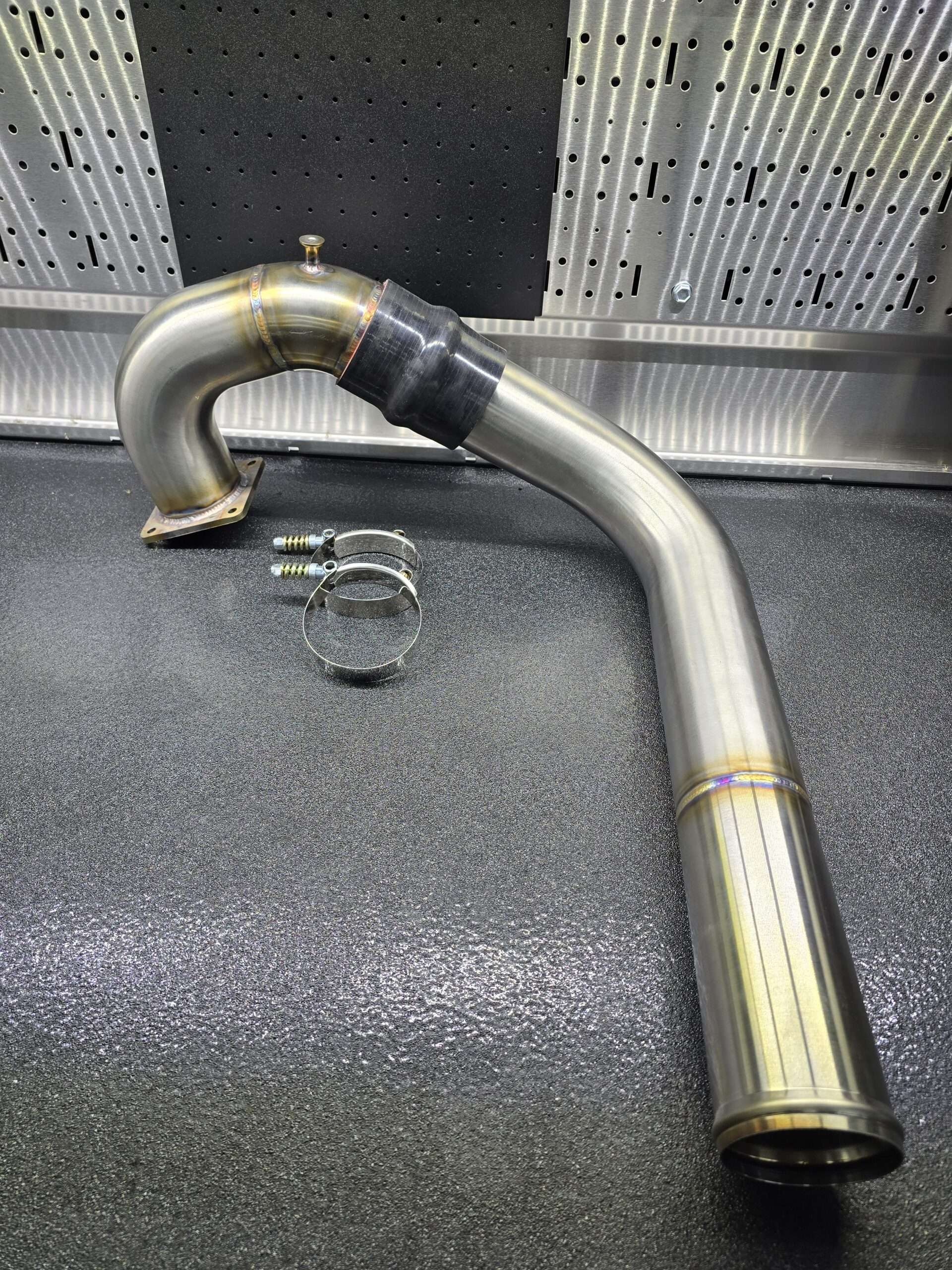 2003-2007 5.9 Cummins 3" & 3.5" Stainless Steel Intake Horn & Charge pipe 3