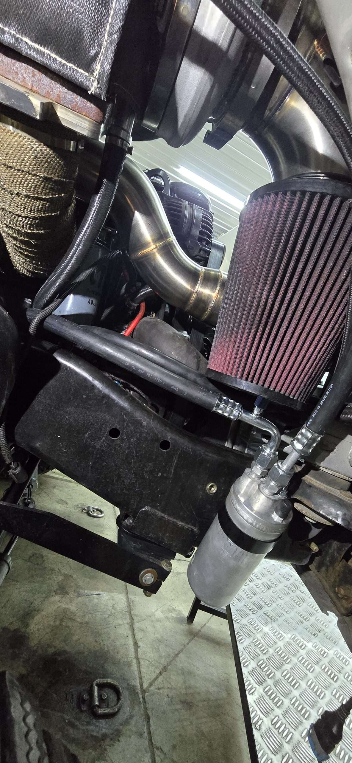 2003 To 2009 5.9/6.7 Cummins A/C Reroute Complete A/C Line kits 8