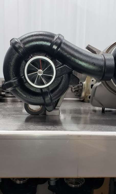 2008 to 2010 Ford 6.4 Powerstroke Stock+ upgraded compound turbochargers pair Reman 2
