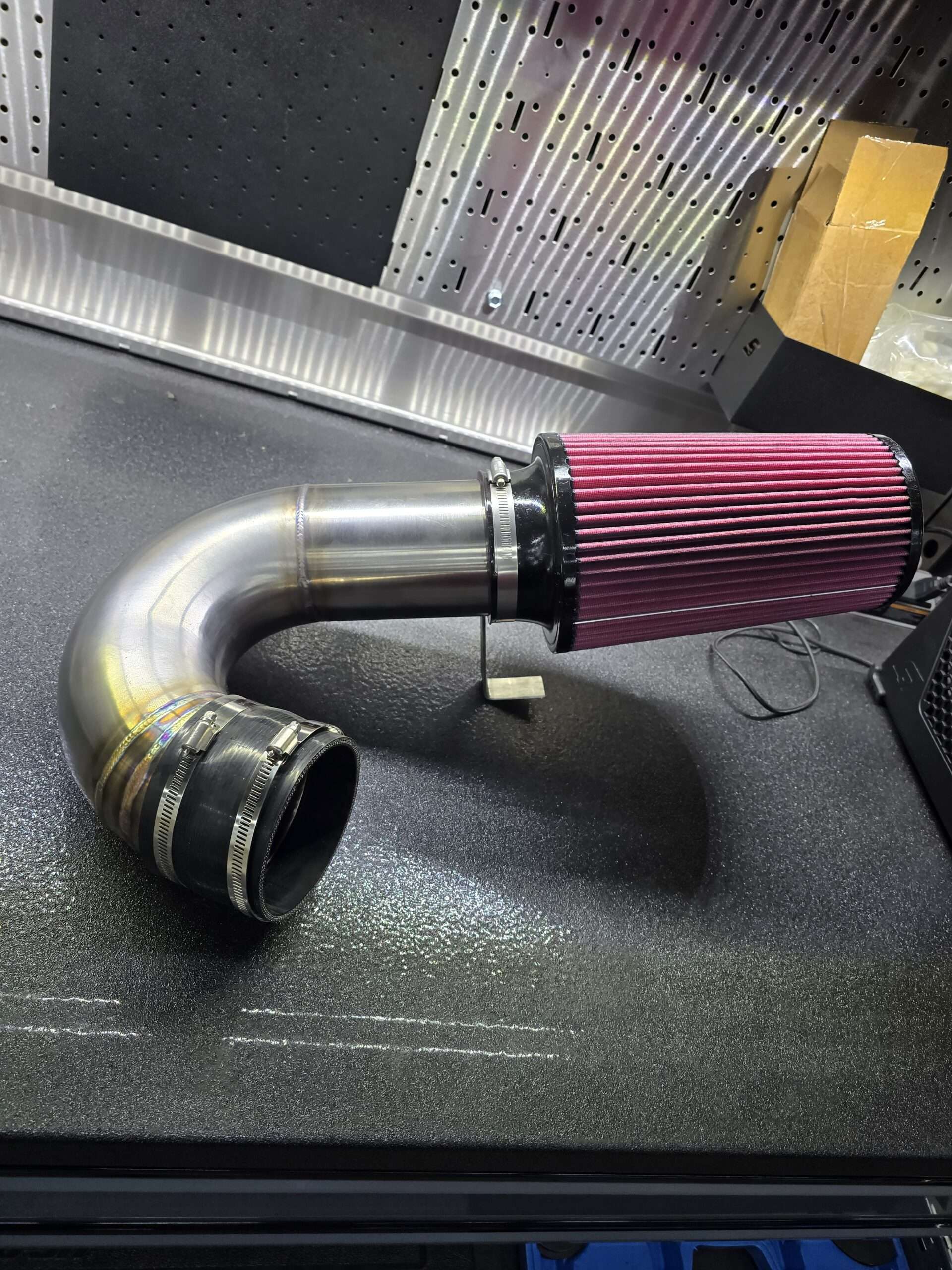 94-02 Cummins 4" Stainless Steel Cold Air Intake System 4