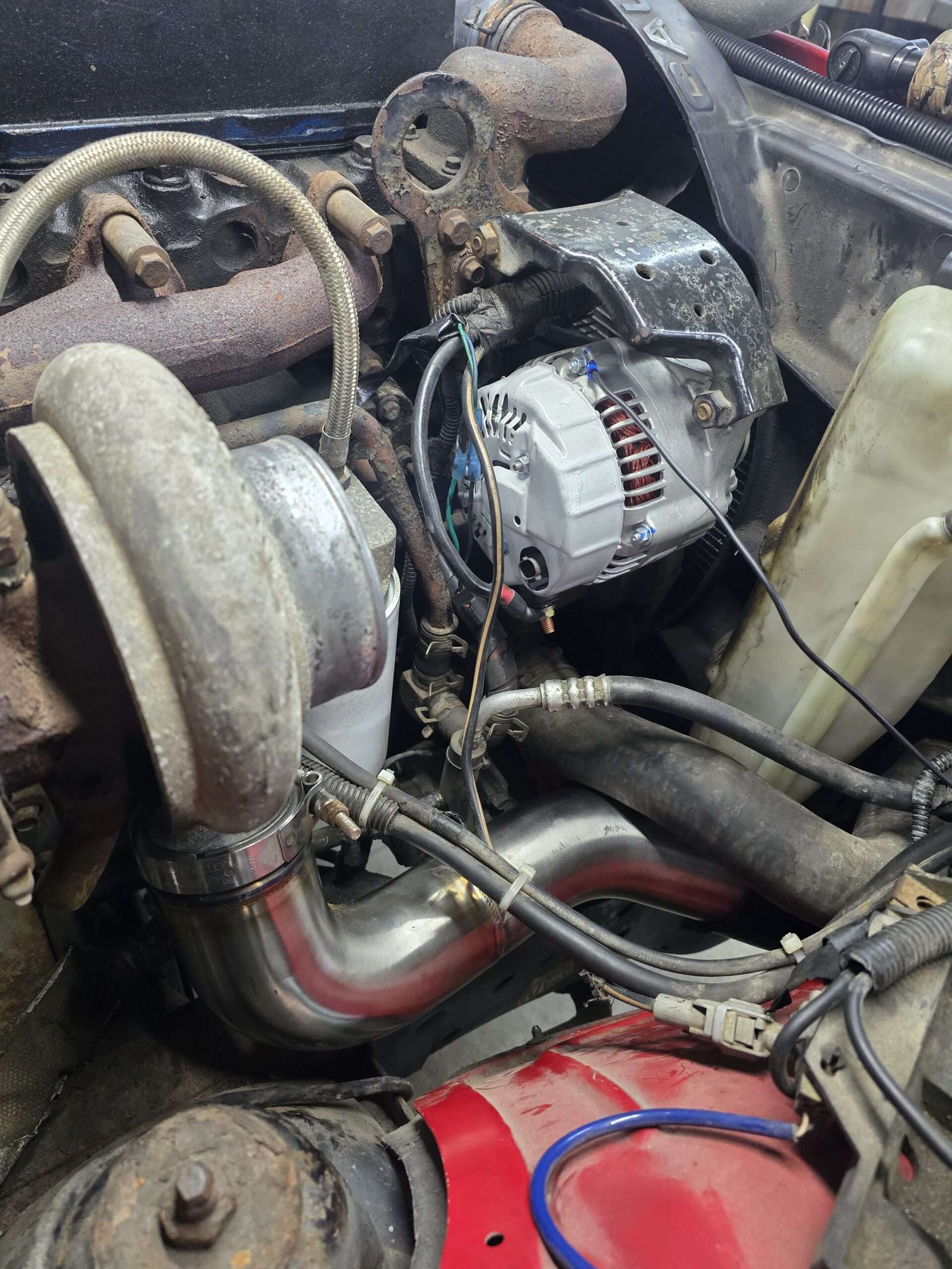 94-02 2nd Gen Cummins Stainless Steel Factory Replacement Hot Side Charge Pipe (High mount & Low mount ) 2