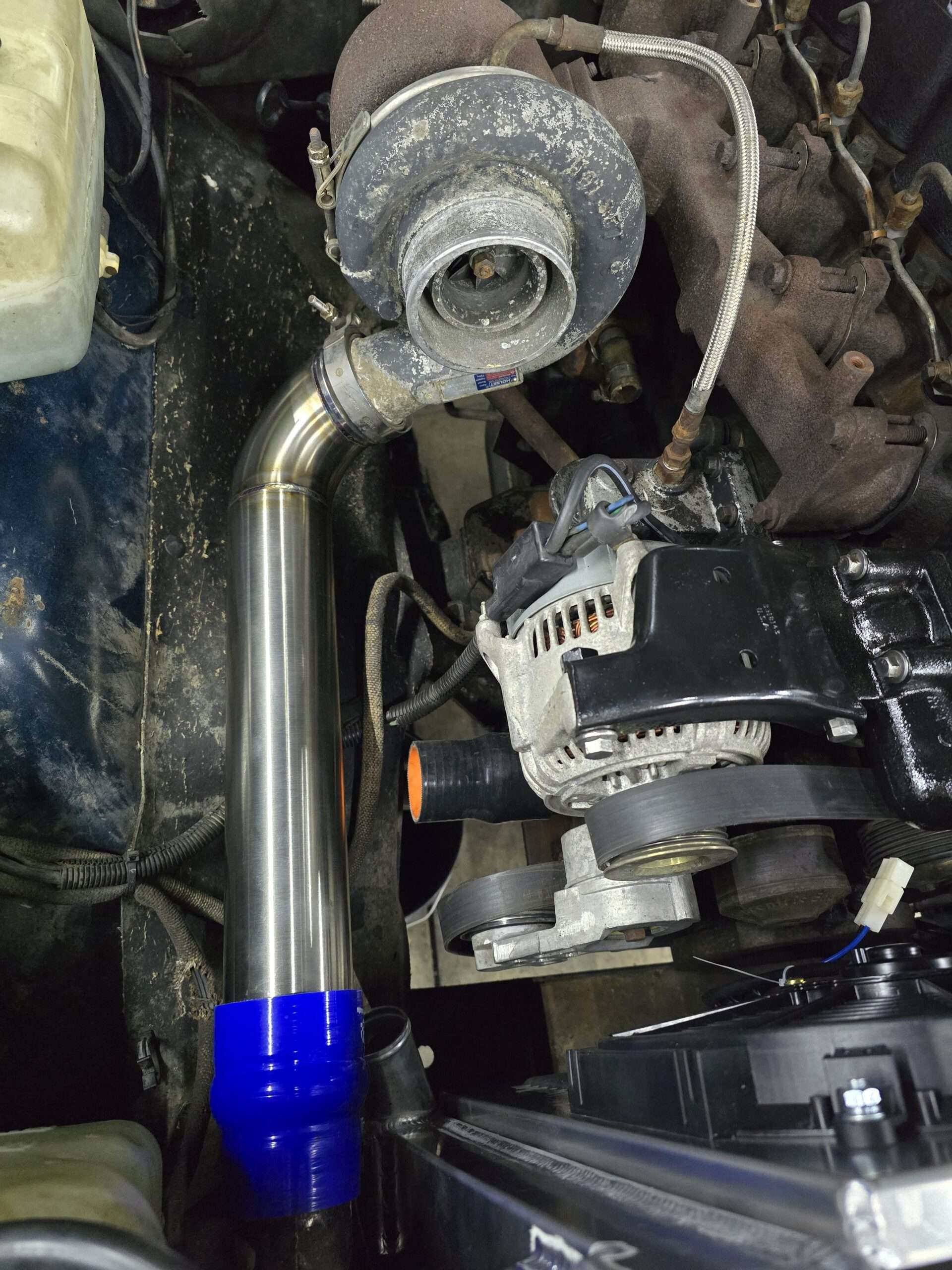 91.5-93 First Gen Cummins Stainless Steel Hot Side Charge Pipe