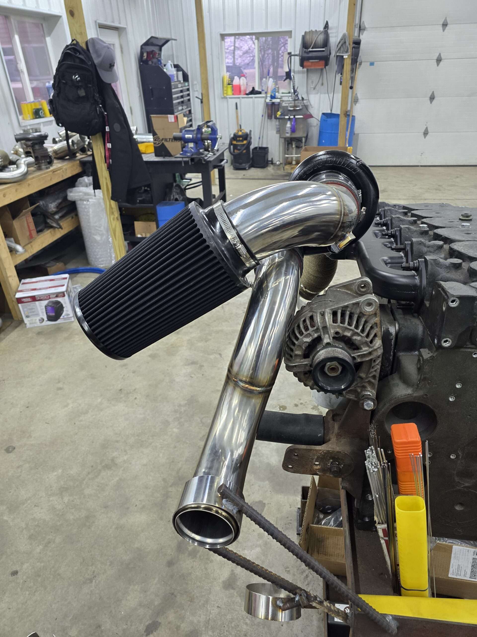 COMPLETE 2nd Gen HE351CW Low Mount/High Mount Turbo Swap Kit For 2003-2009 Dodge 5.9/6.7 Cummins 7